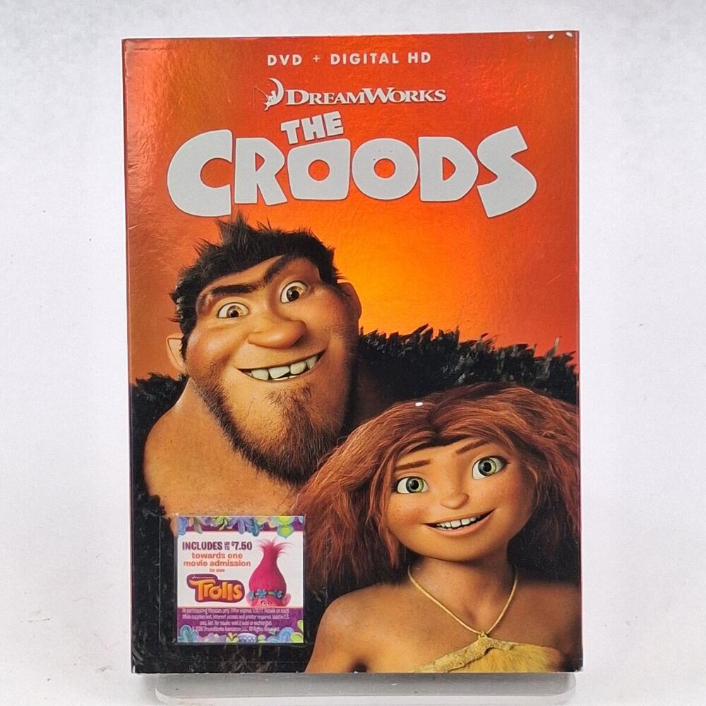 The Croods DVD Digital HD Widescreen DreamWorks Animated Family 2013 PG Movie